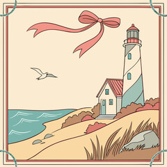 lighthouse on the coast