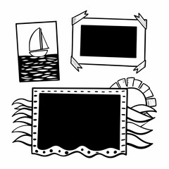 photo frame vector illustration
