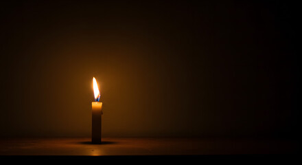 candle in the dark