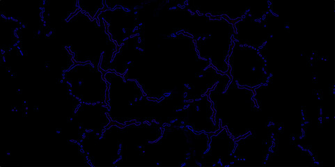 Seamless and abstract blue grunge texture with blue stains. black and blue ceramic for interior or exterior design background. Abstract background with dark thunderbolt mineral texture on blue marble.