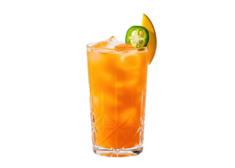 spicy mango cooler with jalapeno kick