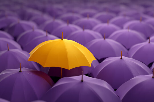 Dare to be different - stand out concept