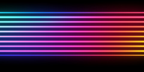 Sleek black background with vibrant cobalt, sapphire, and navy blue neon stripes arranged horizontally. Smooth gradient and glowing hues create a dynamic, futuristic, and captivating look