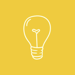 Bright Ideas:  A Simple Lightbulb Graphic for Inspiration