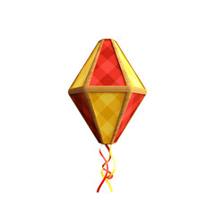 Balão de São João Festa Junina Elemento 3D Isolado