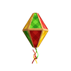 Fototapeta na wymiar Balão de São João Festa Junina Elemento 3D Isolado