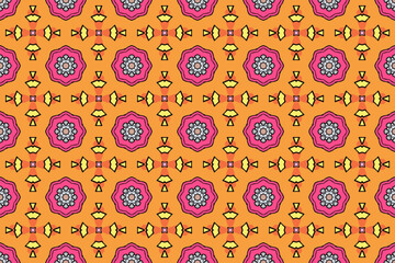 Seamless Luxury Shape Template Fashion Graphic Wallpaper Texture Symmetric Textile Art Geometric Interior Decoration Design Fabric Endless Digital Perspective Background Cloth Visual Tile Pattern.