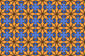 Seamless Luxury Shape Template Fashion Graphic Wallpaper Texture Symmetric Textile Art Geometric Interior Decoration Design Fabric Endless Digital Perspective Background Cloth Visual Tile Pattern.