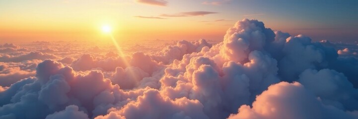 High altitude cirrus clouds, intense sunlight, wavy heat, white, intensity
