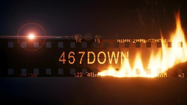 Burning film strip error code
