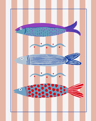 Sardinha colorida