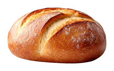 Baking fresh artisan bread kitchen food cozy atmosphere culinary delight isolated on transparent background