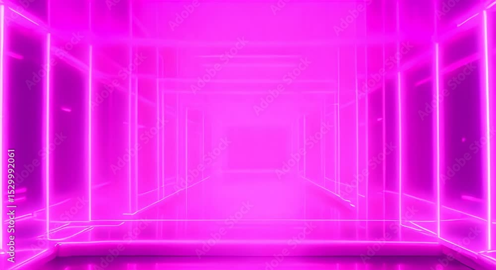 Poster pink neon lights a vibrant pulsating beam of pink neon light cuts through the darkness illuminating 