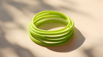 Lime Green Silicone Awareness Bracelets for World Lymphoma Day Campaign and Public Support