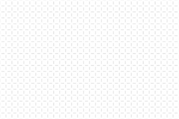 Minimal grid of short lines on white background. Abstract geometric seamless pattern. Minimalist technology background. Vector illustration