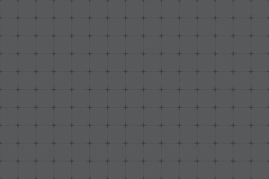 Grey grid background with subtle plus sign pattern. Seamless abstract tech design texture. Abstract seamless minimalist technology background