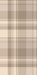 Subtle neutral plaid pattern in beige and cream tones. Perfect for textile design, fashion, home decor, and branding.  Evokes feelings of warmth, comfort, and understated elegance.