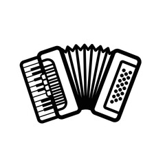 Accordion vector icon representing Oktoberfest celebration