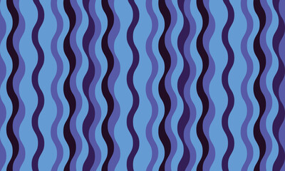 Abstract wavy lines pattern in shades of blue and purple.  Perfect for backgrounds, textiles, website design, and more.  This vibrant, retroinspired design offers a dynamic and playful visual texture.