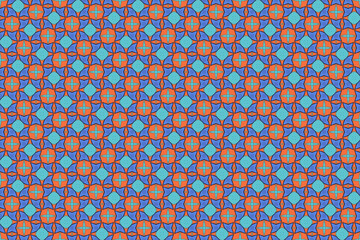 Seamless Symmetric Graphic Design Luxury Geometric Shape Perspective Decoration Art Textile Fashion Endless Visual Wallpaper Cloth Tile Fabric Template Texture Background Interior Digital Pattern.