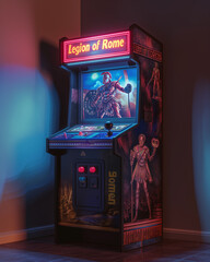 Roman Soldier Arcade Machine Concept 1980’s arcade game 