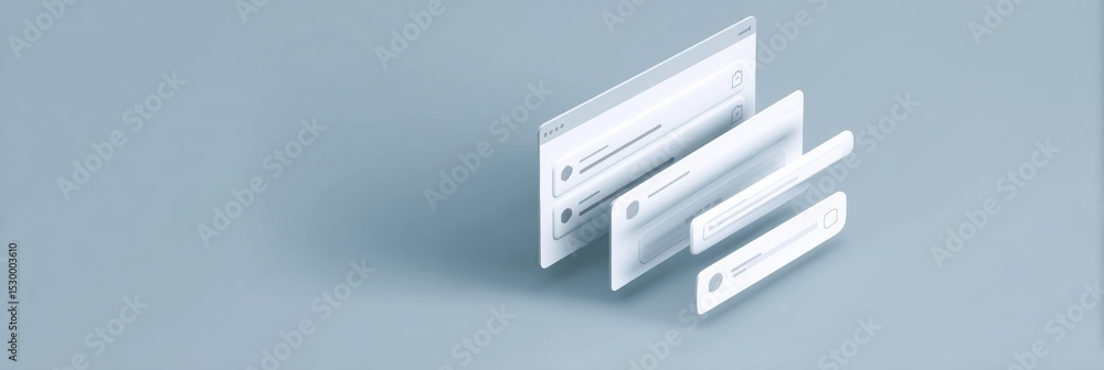 Poster Multiple Overlapping Error Notifications on a Transparent Screen Dominating the Right Third of the Display in a Modern Digital Interface