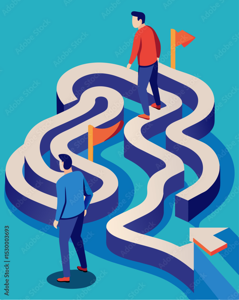 Poster the person discovers that the mind maze is constantly evolving new paths and obstacles appearing at 