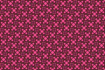 Seamless Symmetric Graphic Design Luxury Geometric Shape Perspective Decoration Art Textile Fashion Endless Visual Wallpaper Cloth Tile Fabric Template Texture Background Interior Digital Pattern.