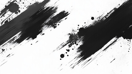 Black and white grunge texture background with noise and grainy distressed surface. Perfect for retro effects, vintage overlays, poster designs, and gritty digital artwork with high contrast.