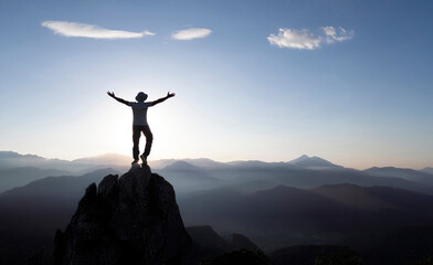 the fighting spirit and success of man