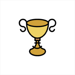 gold trophy cup