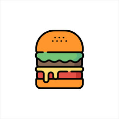hamburger vector illustration