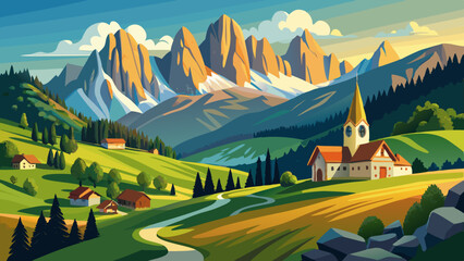 In the Italian Dolomites, Santa Maddalena&rsquo;s beautiful landscape enchants with light and silence. Evergreen forests, sharp silhouettes, and pastoral life weave a story rich with color and peace.

