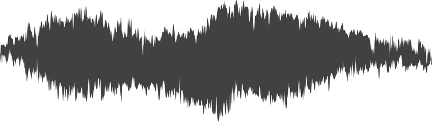 Black sound waves. Abstract music wave, radio signal frequency and digital voice visualisation. Tune equalizer vector icon. Monochrome volume audio lines, soundwaves rhythm isolated on white backgroun