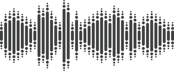 Black sound waves. Abstract music wave, radio signal frequency and digital voice visualisation. Tune equalizer vector icon. Monochrome volume audio lines, soundwaves rhythm isolated on white backgroun