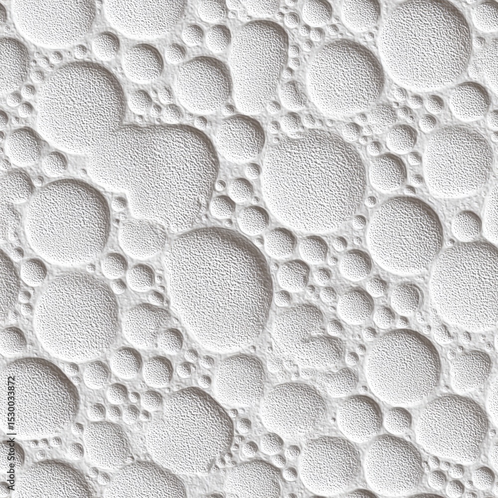 Poster seamless the design features a pattern of raised circular shapes in white texture, perfect for moder
