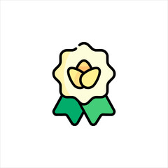 yellow rose on white background