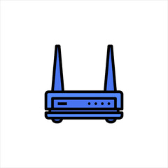 vector illustration of a cartoon truck
