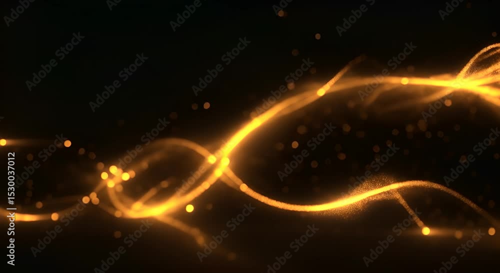 Poster dynamic background features fastmoving particles symbolizing energy motion abstract footage presents
