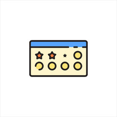 electrical switch on white background