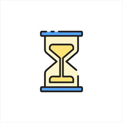 hourglass vector illustration
