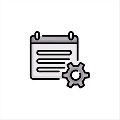 gear icon vector illustration