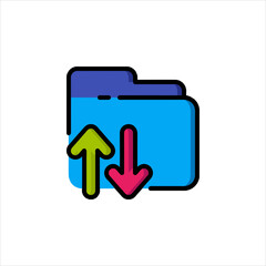 folder icon vector illustration