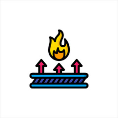 vector fire icon