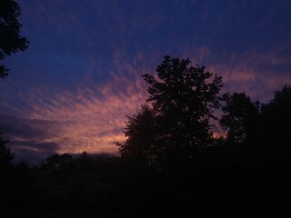 purple sky