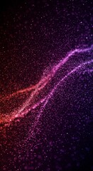 Abstract Particle Sparkle Red And Purple Texture Motion Wave Background