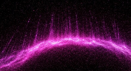 Abstract Pink Glitter Sparkle Background with Gradient Light Shines