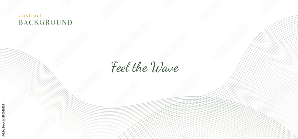 Poster abstract gradient ribbon wave on white background. minimalist background and design element for patt