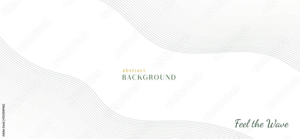 Poster abstract gradient ribbon wave on white background. minimalist background and design element for patt