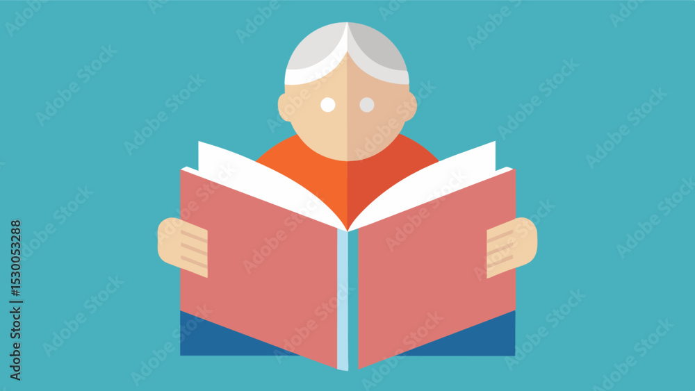 Poster the book is marked with numerous page corners suggesting the elderly person has been rereading the s